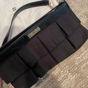 Black Ruffle Kate Spade Purse